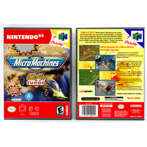 Micro Machines 64 Turbo